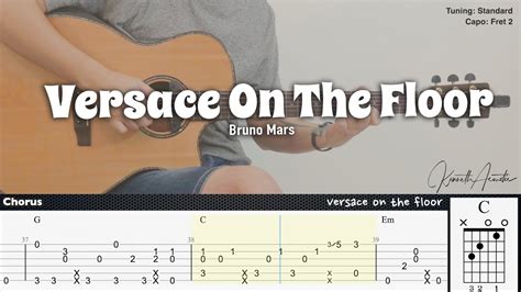 versace on the floor fingerstyle|chord bruno mars versace on the floor.